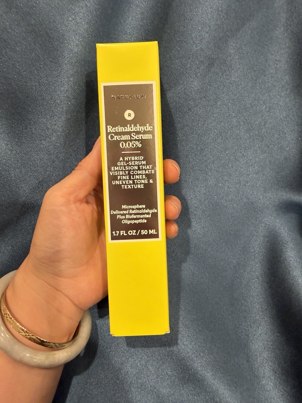 Naturium Retinaldehyde 0.05% Age-Defying Face Cream Serum, 1.7 fl oz